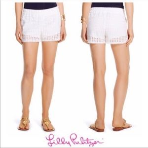 Lily Pulitzer for Target White Eyelet Shorts